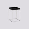 HAY Tray Table Bord L30 X B30 X H44 - Black & Steel Base