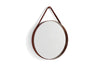 HAY Strap Mirror NO 2 Ø50 Spejl - Dark Brown