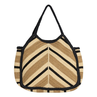 Indi & Cold Herringbone Shopper Taske