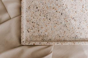Humdakin Firkantet Terrazzo Bakke - Stor