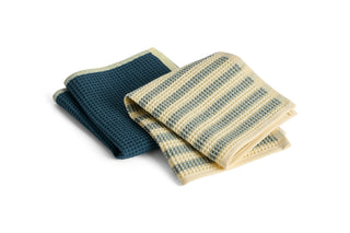 Hay Canteen Karklud 2 stk - Green and Yellow