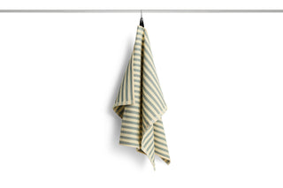Hay Canteen Viskestykke - Green and Yellow Stripe