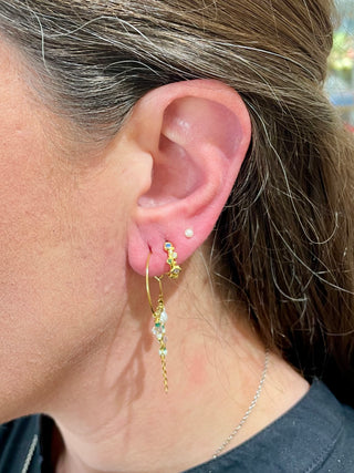 Smykish Funky Hoop Ørering - Grøn