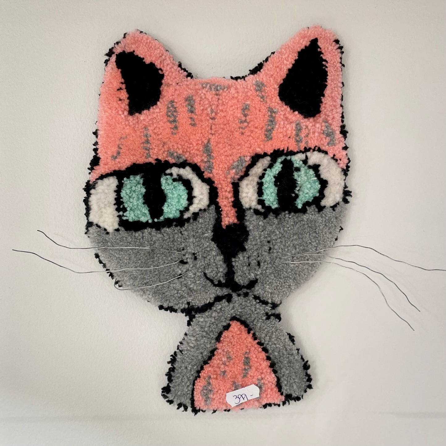 Vægkunst - Tuftet Kat