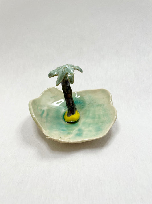 Go Slow Ceramic smykkeskål - 1 - Palmetræ