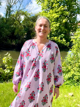 Sissel Edelbo - Lara Poetic Purple Kjole