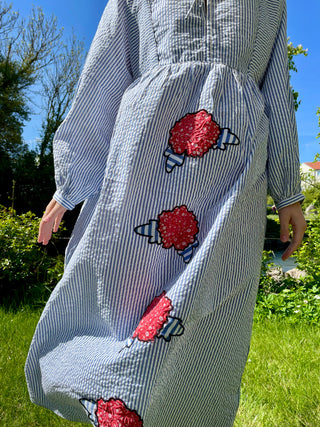 Sissel Edelbo - Vera Red Roses Kjole