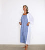 Frau Vancouver Bomuld Kjole - Medium Blue Stripe