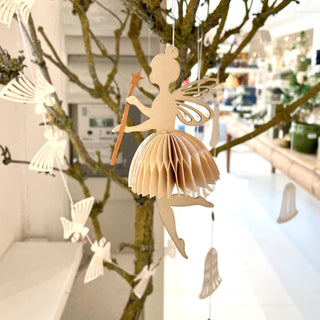 Bungalow Julepynt Feer 15cm 2stk