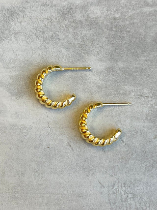 &COPENHAGEN Curly hoops øreringe