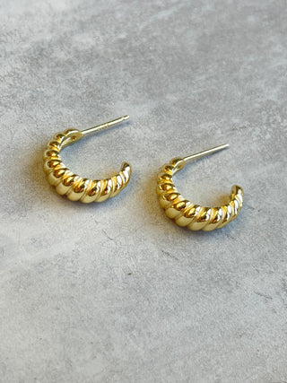 &COPENHAGEN Curly hoops øreringe