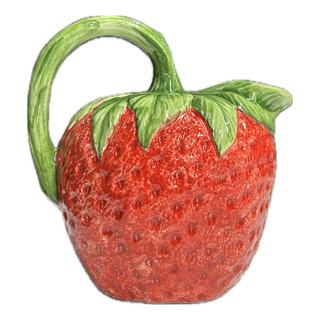 Italiensk Keramik Jordbær - Kande