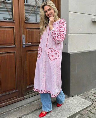 PRE-ORDER Sissel Edelbo Elin Kjole - Red Stripes