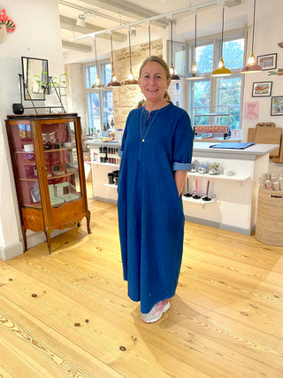 Frau Madrid Kjole - Denim - Flere Farver