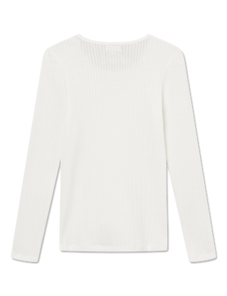 Studio Feder Gertrud Pointelle Bluse - White