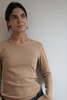 Studio Feder Gertrud Pointelle Bluse - Oat Melange