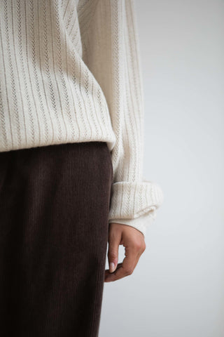 Studio Feder Bella Fløjlsbukser - Dark Brown