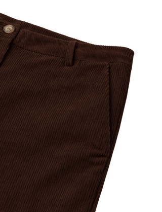 Studio Feder Oline Fløjlsbukser - Dark Brown