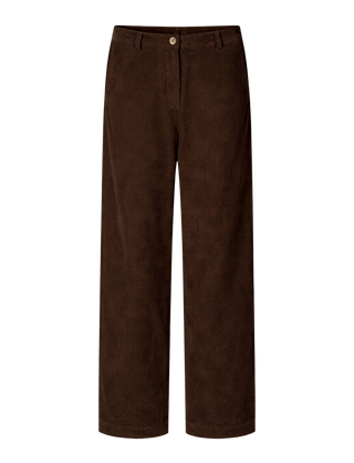 Studio Feder Oline Fløjlsbukser - Dark Brown
