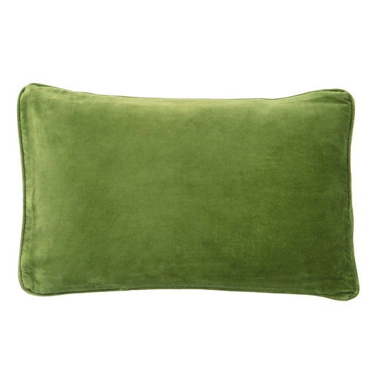 Bungalow Pude 33x50cm Velour Fern