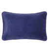 Bungalow Pude 33x50cm Velour - Sapphire