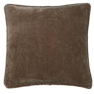 Bungalow Pude 50x50cm Velour - Walnut