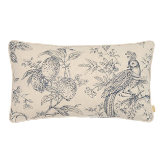 Spliid Pude - Solea Ink Påfugl 50×30