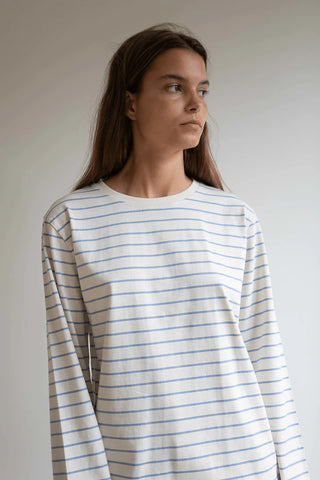Studio Feder Freya Langærmet T-shirt - Stillwater