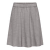Frau Melbourne Kort Nederdel - Coffee Quartz Stripe