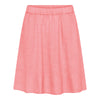Frau Melbourne Kort Nederdel - Hot Coral Stripe