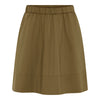 Frau Melbourne Kort Nederdel - Military Olive