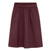 Frau Melbourne Kort Nederdel - Red Mahogany