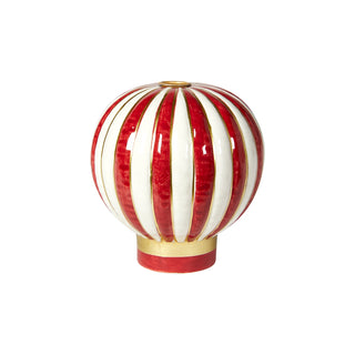 Keramik Luftballon Lysestage - Rød
