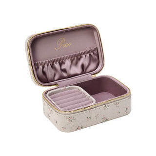 Pico Stor Trinket Smykkeæske - Taupe Flower