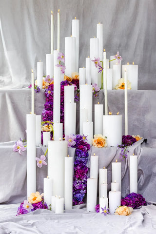 Kunstindustrien Wax Altar Lys - Ø6 x H20 White