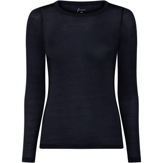 Frau Lucca Cashmere Bluse - Dark Navy