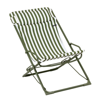 Lafuma Swinging Strandstol Transaswing - Green Stripe