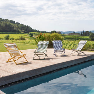 Lafuma Swinging Strandstol Transaswing - Green Stripe