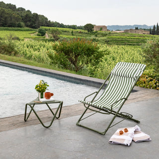 Lafuma Swinging Strandstol Transaswing - Green Stripe