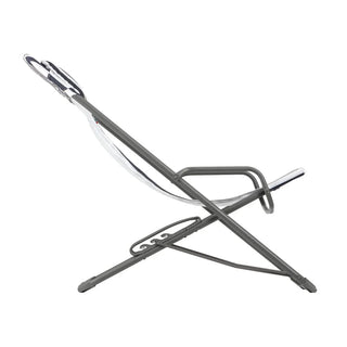 Lafuma Swinging Strandstol Transaswing - Grey Stripe