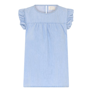 Frau Stockholm Top - Denim - Flere Farver