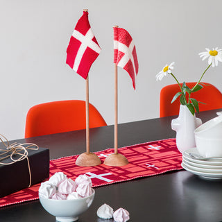 LineDyr Strikket Bordflag