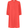 Frau Madrid Kort Kjole - Hot Coral