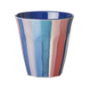 Rice Melamin Medium Kop - N.Y. Stripes Print