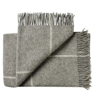Mandø Uld Plaid 140x240 - Nordic Grey