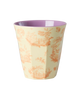 Rice Melamin Medium Kop - Cream Toile de rice Print