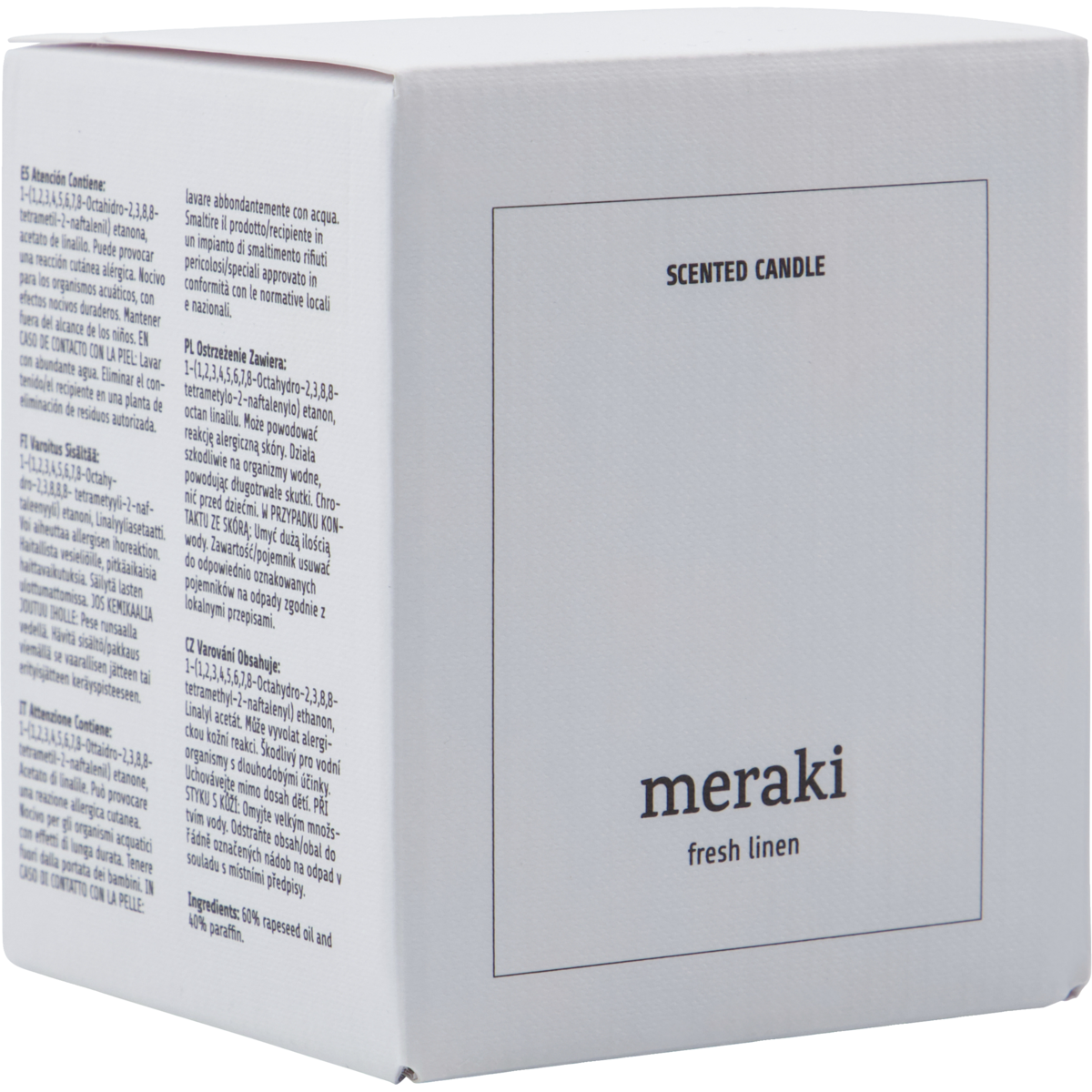 Meraki Duftlys - Fresh Linen