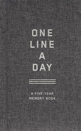 One Line a Day Bog - Charcoal Canvas