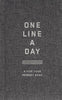 One Line a Day Bog - Charcoal Canvas