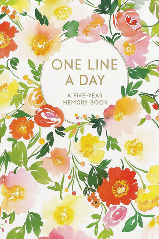 One Line a Day Bog - Floral